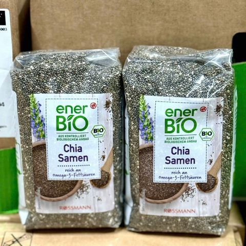 Hạt Chia Bio Samen Rossmann 300g - Hạt Chia Hữu Cơ Giàu Omega 3, Hỗ Trợ Giảm Cân, Tiêu Hóa Tốt, Làm Đẹp Da, Phù Hợp Ăn Kiêng