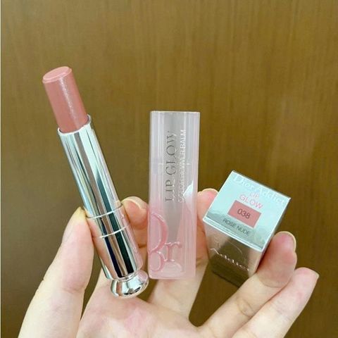 Son Dưỡng Dior Addict Lip Glow Màu Hồng Đất 038 Rose Nude 3.2g - Dưỡng ẩm, Tự nhiên, Chính Hãng, Phù Hợp Mọi Loại Da