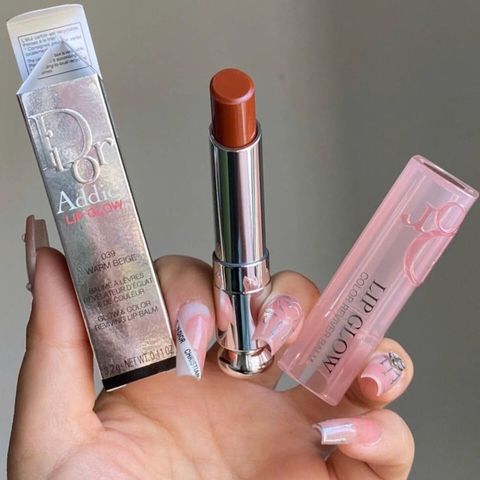 Son Dưỡng Dior Addict Lip Glow 039 Cam Đất 3.2g - Mỹ Phẩm Dưỡng Ẩm Môi, Tăng Cường Màu Sắc Tự Nhiên, Chất Lượng Chính Hãng