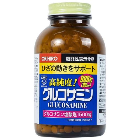 Viên uống Glucosamine Nhật Bản Orihiro 1500mg Hỗ Trợ Sức Khỏe Khớp - 900 Viên Giảm Đau Nhức, Tăng Cường Vận Động