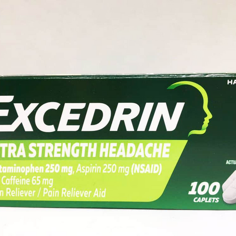 Viên Uống Giảm Đau Đầu Excedrin Extra Strength - Hỗ Trợ Hiệu Quả Đau Nửa Đầu, Cải Thiện Cảm Giác Khó Chịu, Dễ Dàng Sử Dụng