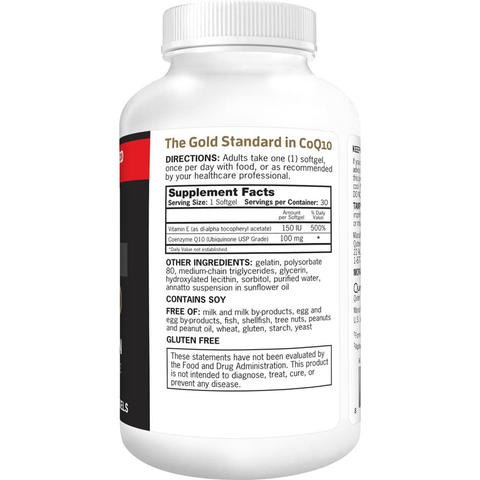 Viên uống Qunol Ultra CoQ10 - Bổ sung Coenzyme Q10 nâng cao sức khỏe tim mạch và năng lượng tự nhiên, dễ hấp thu 100mg mỗi viên