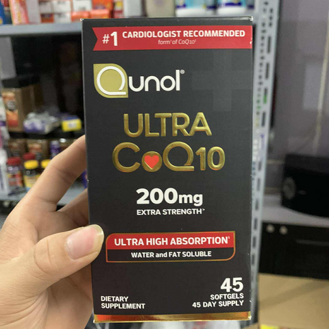 Viên uống Qunol Ultra CoQ10 - Bổ sung Coenzyme Q10 nâng cao sức khỏe tim mạch và năng lượng tự nhiên, dễ hấp thu 100mg mỗi viên
