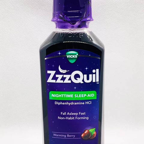 Siro hỗ trợ giấc ngủ Vicks Nyquil ZzzQuil - Giải pháp an toàn cho giấc ngủ sâu và thoải mái, cải thiện chất lượng giấc ngủ ban đêm