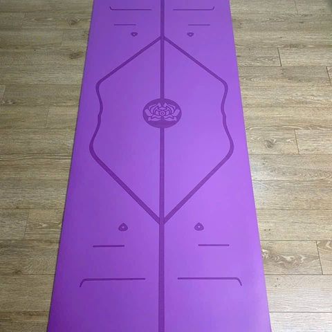 Thảm Yoga Cao Su Chống Trơn Trượt PU Cao Cấp - Kích Thước 185cm x 68cm, Hoa Văn Đẹp Mắt, Thảm Tập Chuyên Nghiệp Cho Người Yêu Thể Thao