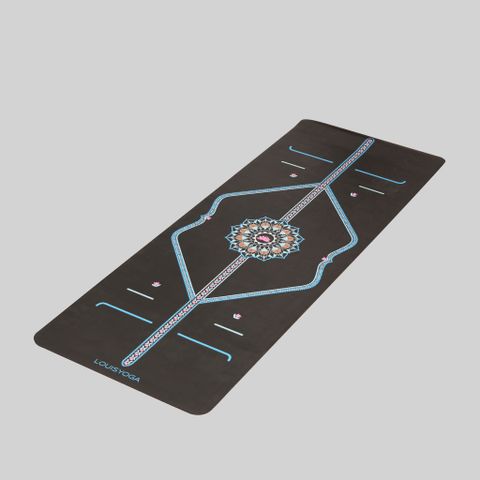Thảm Yoga Cao Su ASANA 25 - Dày 5mm, Chống Trơn Trượt, Thấm Mồ Hôi, Tặng Túi Đựng - Hãng LOUISYOGA