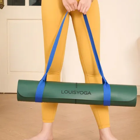 Thảm Tập Yoga LOUIS SUNFLOWER Cao Su Chống Trơn Trượt & Hút Mồ Hôi - Phiên Bản Mới 2025, Kích Thước 183x68cm, Độ Dày 4,5mm