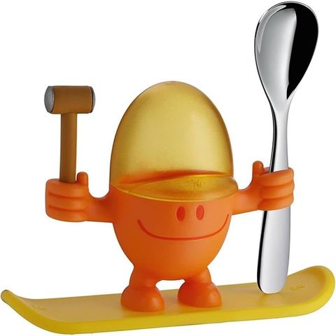 Bộ Cốc Đựng Trứng WMF McEgg Có Nắp & Thìa - Dụng Cụ Nhà Bếp Chất Liệu Nhựa Cao Cấp và Thép Không Gỉ, Quà Tặng Độc Đáo
