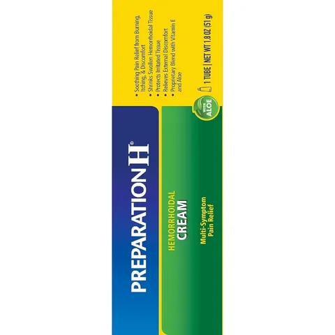 Kem Bôi Trĩ Preparation H - Giảm Đau Ngứa Hậu Môn, Chữa Trĩ Hiệu Quả, Kem Chăm Sóc Sức Khỏe Hậu Môn