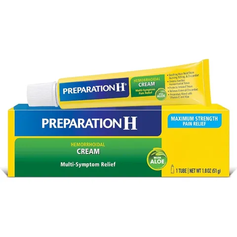 Kem Bôi Trĩ Preparation H - Giảm Đau Ngứa Hậu Môn, Chữa Trĩ Hiệu Quả, Kem Chăm Sóc Sức Khỏe Hậu Môn