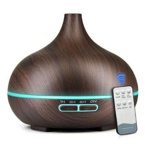 Máy Xông Tinh Dầu 550ML Aroma Zone - Khuếch Tán Hương Thơm, Remote Điều Khiển, Thiết Kế Phong Thủy, Tiết Kiệm Điện
