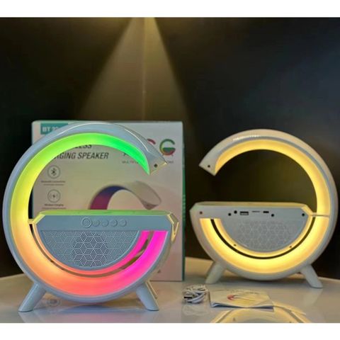 Loa Bluetooth LED RGB Chữ G - Thiết Kế Sang Trọng, Đèn Nháy Theo Nhạc, Âm Thanh Sống Động, Sạc Nhanh