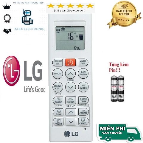 Remote Điều Khiển Máy Lạnh LG Mới - Bảo Hành 6 Tháng, Tặng Kèm Pin, Tương Thích Nhiều Mẫu Máy Lạnh
