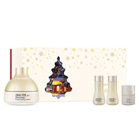 Set Kem Dưỡng Ẩm Su:m37 Time Energy Moist Firming Cream 120ml - Phục Hồi Năng Lượng cho Da, Dưỡng Ẩm Mịn Màng, Set Quà Tặng Đặc Biệt
