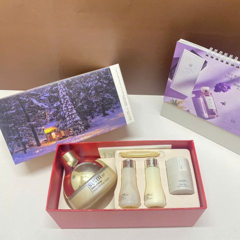 Set Kem Dưỡng Ẩm Su:m37 Time Energy Moist Firming Cream 120ml - Phục Hồi Năng Lượng cho Da, Dưỡng Ẩm Mịn Màng, Set Quà Tặng Đặc Biệt