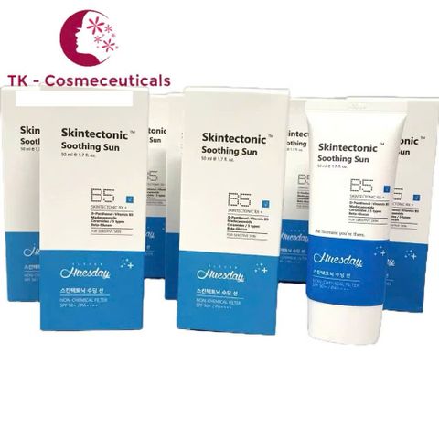 Kem Chống Nắng Vật Lý Huesday Skintectonic SPF 50 - Chống Nhăn, Làm Dịu Da, 50ml, Giải Pháp Bảo Vệ Da Khi Tiếp Xúc Nắng