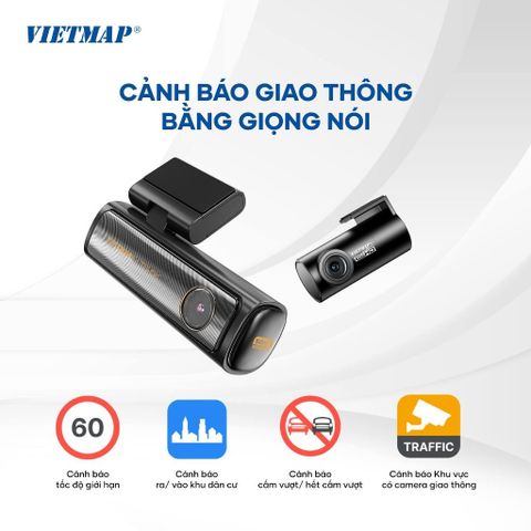 Camera Hành Trình Vietmap TS-5K Ghi Hình 4K Ultra HD - Hệ Thống ADAS An Toàn, Kết Nối Wi-Fi Siêu Nhanh, Cảnh Báo Giao Thông Chi Tiết