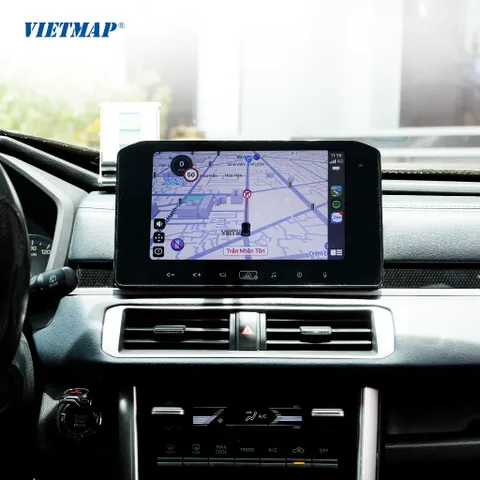 VIETMAP W20 - Thiết Bị Chuyển Đổi CarPlay/Android Auto Không Dây - Quà Tặng 1 Tháng Vietmap Live Pro, Kết Nối Siêu Nhanh