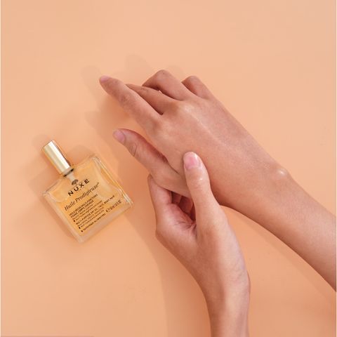 Dầu Khô Đa Năng Nuxe Huile Prodigieuse Mini 10ml - Dưỡng Ẩm Da Mặt, Cơ Thể & Tóc, Phục Hồi Tóc Hư Tổn, Tiện Lợi Mang Theo