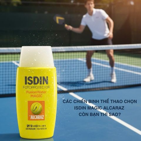 Kem chống nắng IS DIN Fusion Water Magic Alcaraz SPF50+ 50ml - Siêu nhẹ, thấm nhanh, bảo vệ da tối ưu, lý tưởng cho mọi loại da và thể thao ngoài trời