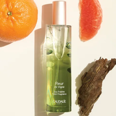 Nước Hoa Không Cồn Caudalie Eau Fraîche Fleur de Vigne 50ml - Hương Cam Bergamot Tươi Mát, Sang Trọng, Lưu Hương Quyến Rũ