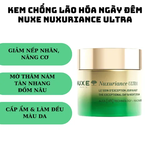 Kem Chống Lão Hóa Nuxe Nuxuriance Ultra 75ml - Căng Mịn, Ngừa Nếp Nhăn, An Toàn cho Da Nhạy Cảm, Từ Thiên Nhiên, Công Nghệ ALFA[3R]
