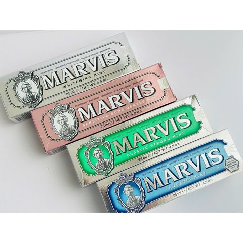 [Có tem phụ] Kem đánh răng Marvis trắng răng, thơm miệng tuýp 85ml