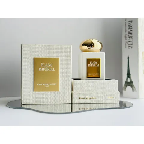 Nước Hoa Unisex Gris Montaigne Blanc Imperial 75ml - Hương Trắng Sang Trọng, Lưu Hương 6-8 Giờ, Phù Hợp Tất Cả Dịp