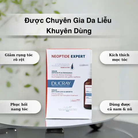 Tinh Chất Ducray Creastim Anti Hair Loss & Growth Serum 50ml – Hỗ Trợ Giảm Rụng, Kích Thích Mọc Tóc, Nuôi Dưỡng Da Đầu