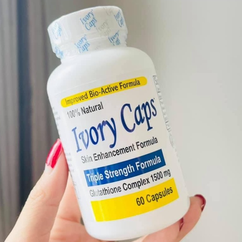 (Cao cấp) Viên uống hỗ trợ trắng da giảm nám Ivory Caps Glutathione Chính hãng - Cải thiện làn da khỏe mạnh, sáng bóng tự nhiên 727678