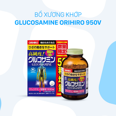 (Cao cấp) Viên uống Glucosamine High Purity Orihiro Cao Cấp - Bổ Sung Khớp và Cải Thiện Sức Khỏe Xương Khớp, Giảm Đau, Tăng Cường Linh Hoạt Chính hãng 727663