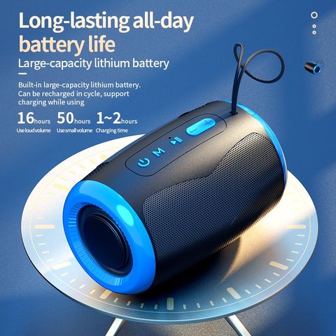 Loa Bluetooth Vòm 360 Không Dây Di Động - Kết Nối USB, Thẻ Nhớ, Jack 3.5 - Âm Thanh Chất Lượng Cao Cho Du Lịch, Picnic