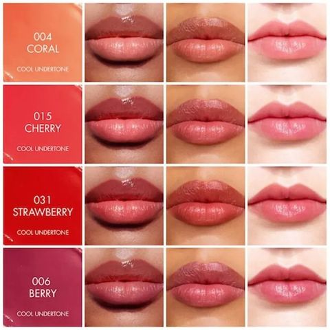 Son Dưỡng Môi Dior Addict Lip Glow Balm 004 Coral - Son Dưỡng Môi Chính Hãng Pháp Màu Cam San Hô 3.2g, Dưỡng Ẩm Mềm Mại, Làn Môi Rạng Rỡ