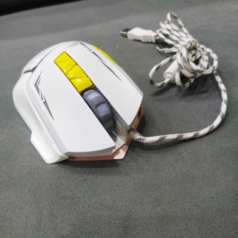 Chuột Gaming Có Dây WAR WOLF T8 - Thiết Kế Ergonomic, Chống Ồn, Đèn LED, Độ Nhạy 3500 DPI, Phù Hợp Với PC Và Laptop
