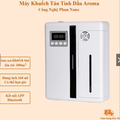 Máy Khuếch Tán Tinh Dầu AROMA AF05 - Máy Xông Công Nghiệp 300m3, Điều Khiển Qua APP, Khuyếch Tán Mùi Hương Hiệu Quả