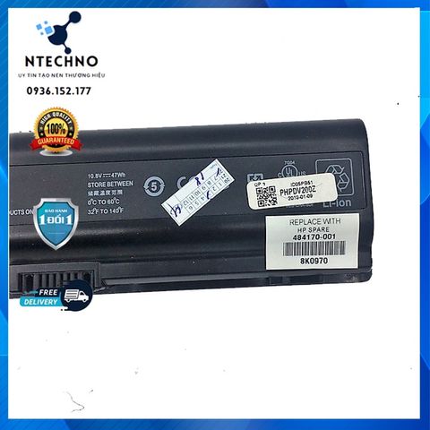 Pin Laptop HP Pavilion DV2000 DV6000 V3000 V600 DV2100 DV2200 DV2300 DV6100 - Phụ Kiện Chất Lượng, Bảo Hành 6-12 Tháng