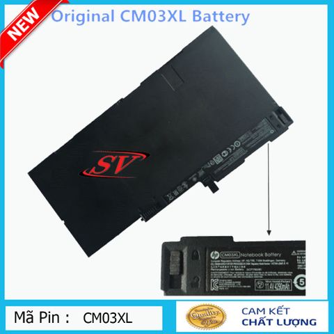 Pin Laptop Chính Hãng HP EliteBook 840 G1 G2, 740 G2, 745 G2, 750 G2, 755 G2, 845 G2, 850 G2 - Model CM03XL, Phụ Kiện Thiết Bị Số