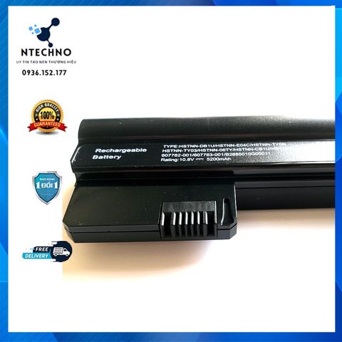 Pin Laptop HP CQ10 Mini 110-3000 110-3100 6 Cell - Thay thế chính hãng, bảo hành 12 tháng, năng lượng bền bỉ.