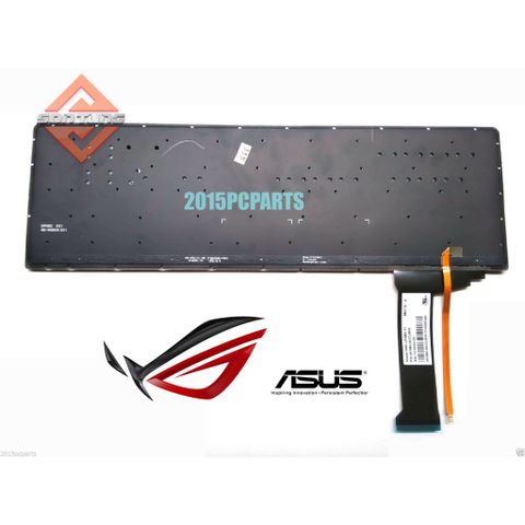 Bàn Phím Thay Thế Laptop Asus ROG GL552 GL552JX GL552VW GL552VX - Led Trắng, Chữ Đỏ, Bảo Hành 6 Tháng, Chất Lượng Cao