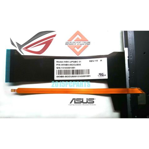 Bàn Phím Thay Thế Laptop Asus ROG GL552 GL552JX GL552VW GL552VX - Led Trắng, Chữ Đỏ, Bảo Hành 6 Tháng, Chất Lượng Cao