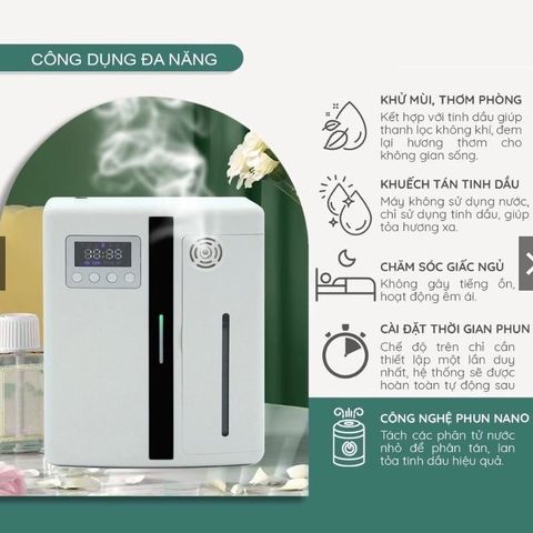 Máy Khuếch Tán Tinh Dầu AROMA AF05 - Máy Xông Công Nghiệp 300m3, Điều Khiển Qua APP, Khuyếch Tán Mùi Hương Hiệu Quả