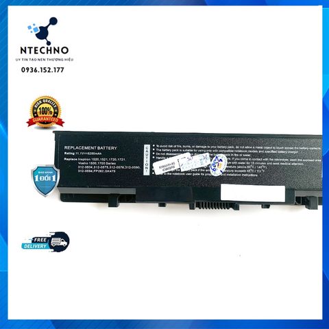 Pin Laptop Dell Vostro 1500/1700, Inspiron 1520/1720 - Thay Thế GK479 FK890 FP28, Bảo Hành 12 Tháng