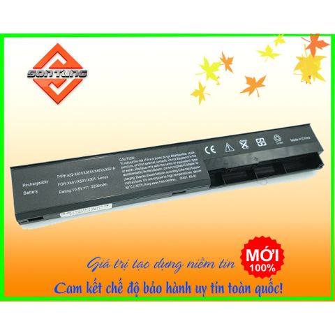 Pin Laptop ASUS X401 X301 X501 - Pin Li-ion 6 Cell 4400mAh, Bảo Hành 9 Tháng, Thay Thế Uy Tín, Màu Đen