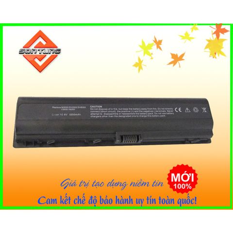 Pin Thay Thế Laptop HP Pavilion DV2000 DV2400 DV6000 6 Cell 4400mAh Li-ion Đen - Bảo Hành 09 Tháng, Chất Lượng Uy Tín