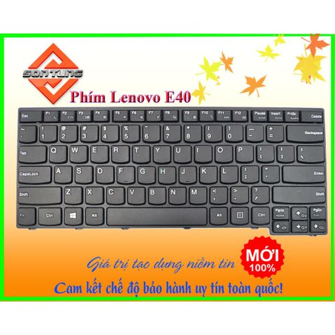Bàn Phím Laptop Lenovo E40-30 E40-45 E40-70 E40-80 E40-81 - Thiết Bị Thay Thế Chính Hãng Bảo Hành 09 Tháng, Phím US Layout, Chất Lượng Cao