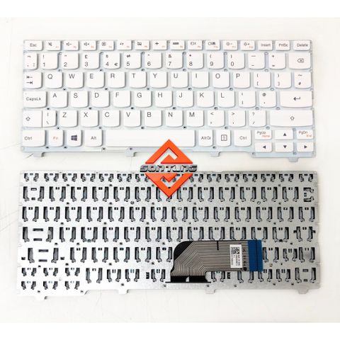 Bàn Phím Laptop Lenovo Ideapad 100S-11 - Màu Trắng, Layout US, Chất Lượng Cao, Bảo Hành 9 Tháng - Phụ Kiện Thiết Bị Số Chính Hãng
