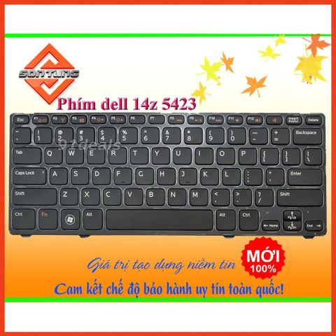Bàn Phím Laptop Dell Inspiron 14Z 5423 & Vostro 3360 - Thay Thế Chất Lượng Cao, Bảo Hành 9 Tháng, US Layout