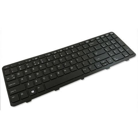 Bàn phím Laptop HP ProBook 450 G0 G1 G2 455 G1 G2 470 G1 G2 - Thay thế chất lượng cao, bảo hành 1 đổi 1, chuẩn US layout màu đen