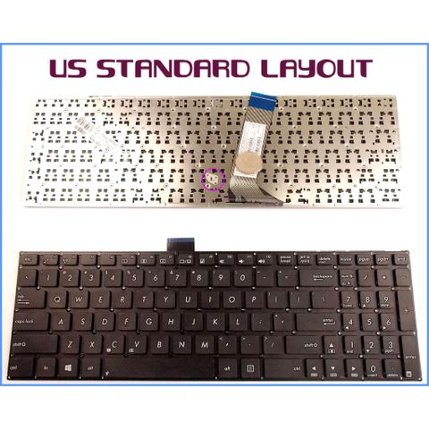 Bàn phím Laptop ASUS X502 X502C X502CA X502EI X502X X502U - Phụ Kiện Thay Thế US Layout Chất Lượng Cao, Không Liệt Phím