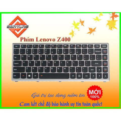Bàn Phím Laptop Lenovo Z400 Z400A P400 Z410 Z400T Z400P - Chất Lượng Cao, Đổi Mới Bảo Hành 09 Tháng, US Layout